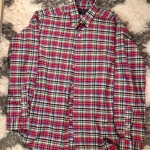 Polo Ralph Lauren Plaid Collar Shirt Long Sleeve